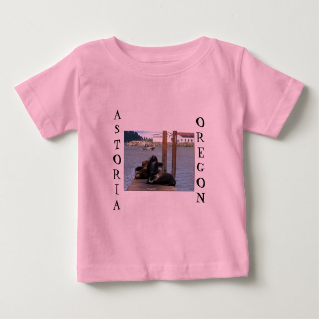 Astoria Oregon Sealions Baby T-Shirt (Front)