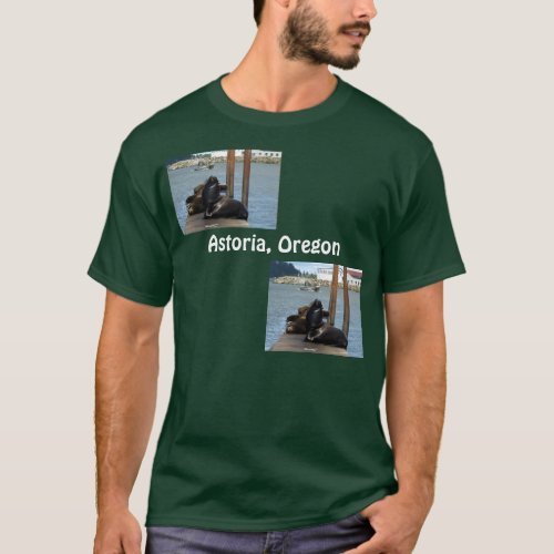 Astoria Oregon Sealions T_Shirt