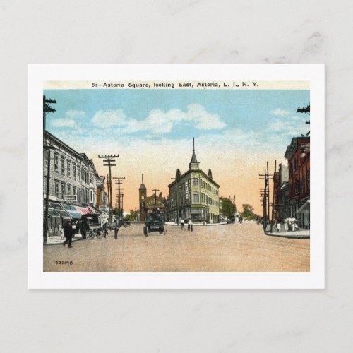 Astoria Square Astoria Queens New York Vintage Postcard