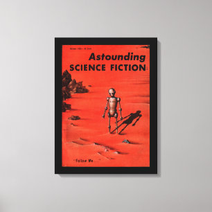 Astounding - 1955.10_Pulp Art Canvas Print