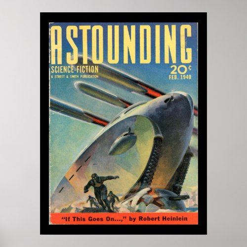 Astounding Science Fiction_ February 1940_Pulp Art Poster
