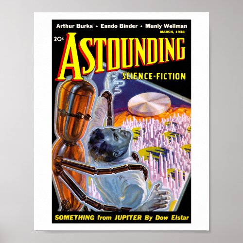 Astounding Science Fiction Mar 1938 Poster