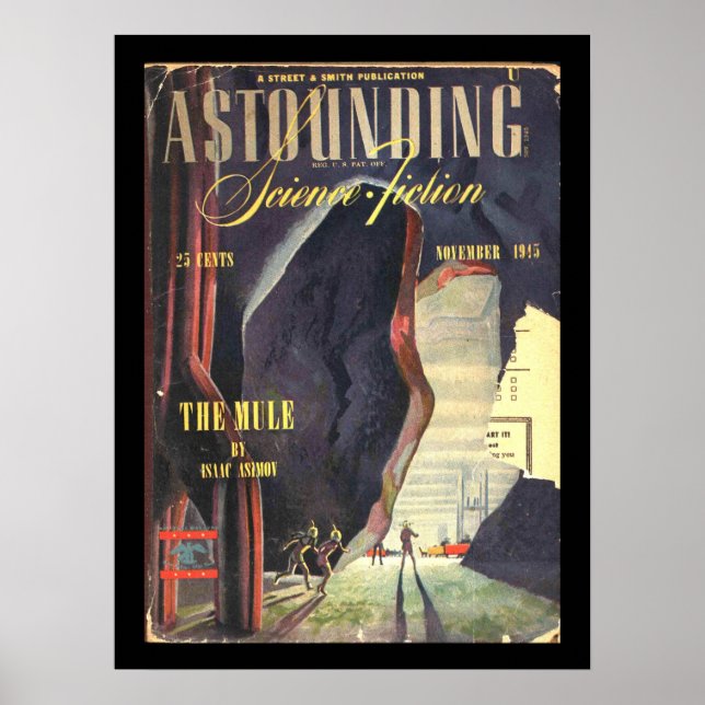Astounding Science Fiction_ November 1945_Pulp Art Poster (Front)