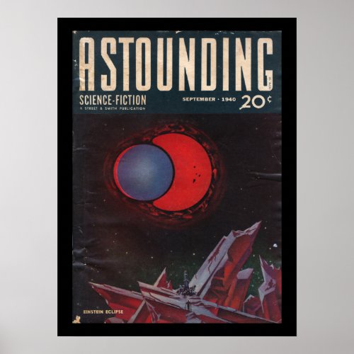 Astounding Science_Fiction September 1940_Pulp Poster