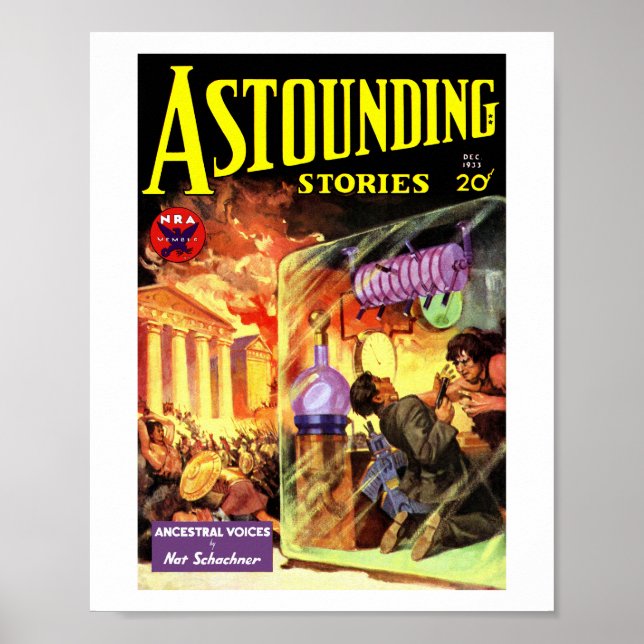 Astounding Stories (Dec, 1933) Poster (Front)
