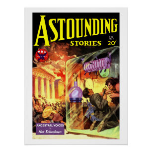 Astounding Stories (Dec, 1933) Poster