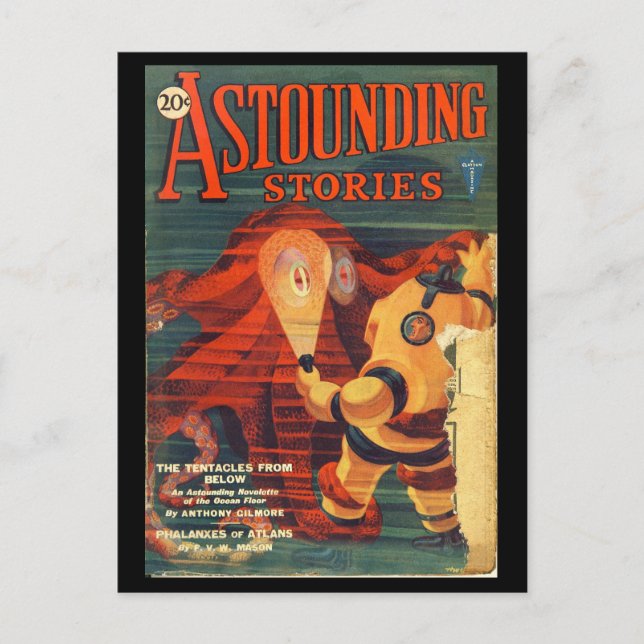Astounding Stories - Feb 1931a_Pulp Art Postcard (Front)