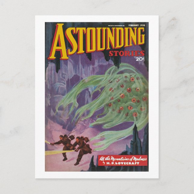 Astounding Stories (Feb, 1936) Postcard (Front)