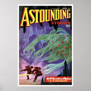 Astounding Stories February 1936 Poster
