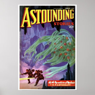 Astounding Stories February 1936 Poster