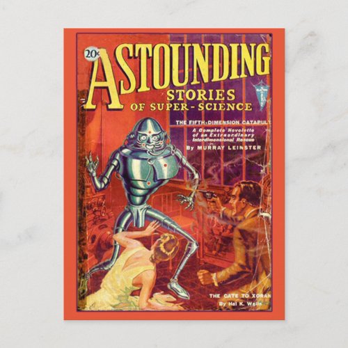 Astounding Stories of Super Science Jan 1931 Postcard