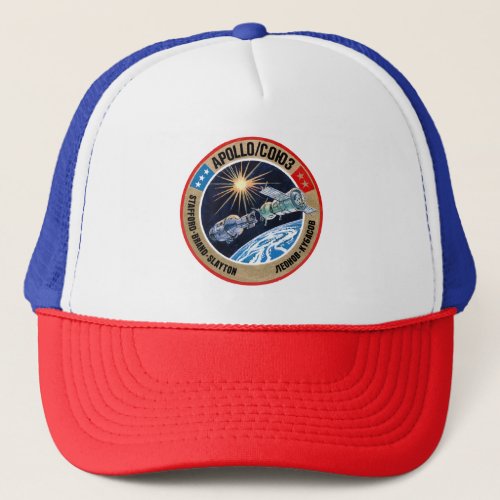 ASTP Mission Patch   Trucker Hat