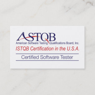ASTQB Certified Software Tester Business Cards