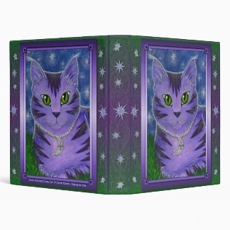 Astra Celestial Moon Star Cat Fantasy Avery Binder
