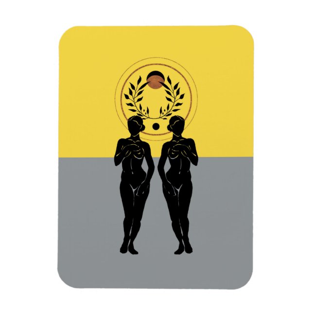 Astra Feminine Modern Art Magnet (Vertical)