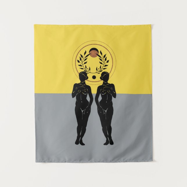 Astra Feminine Modern Art Tapestry (Front)