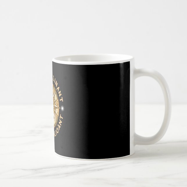 Astra inclinant, sed non obligant coffee mug (Right)
