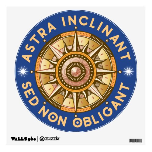 Astra inclinant sed non obligant wall sticker