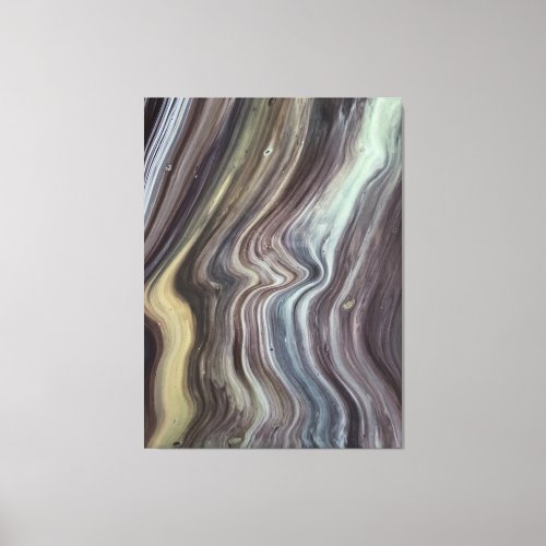 Astract Stonic Layers Pattern Art Canvas Print