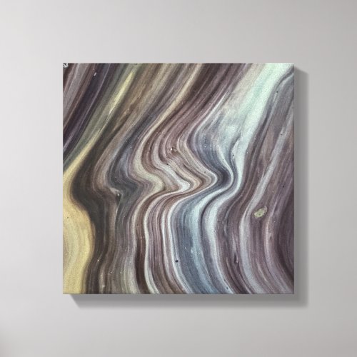 Astract Stonic Layers Pattern Art Canvas Print