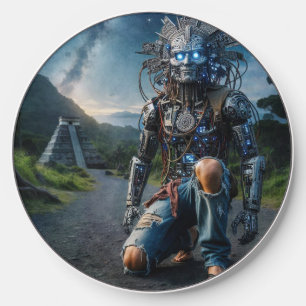 Astral Blue Jeans Warrior Wireless Charger