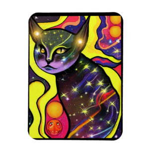 Astral Cat- Magnet