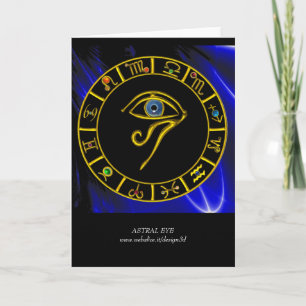 ASTRAL EYE / BLUE TALISMAN CARD