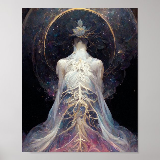 Astral Ganglia 2 Fantasy Science Fiction Art Poster (Front)