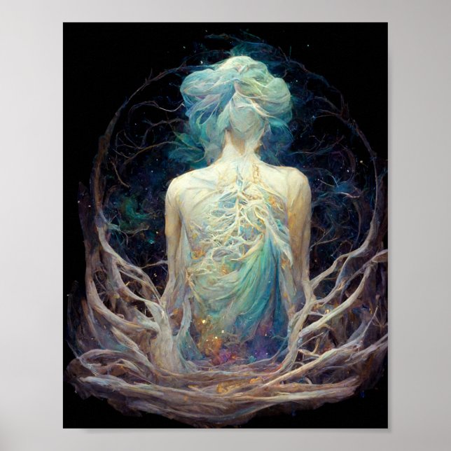 Astral Ganglia 3 Fantasy Science Fiction Art Poster (Front)