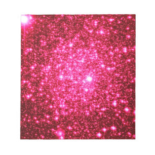 Astral Glitter Hot Pink Notepad