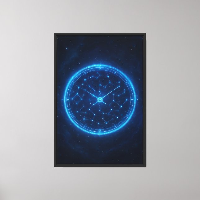 Astral Hour Dial Canvas Print (Front)