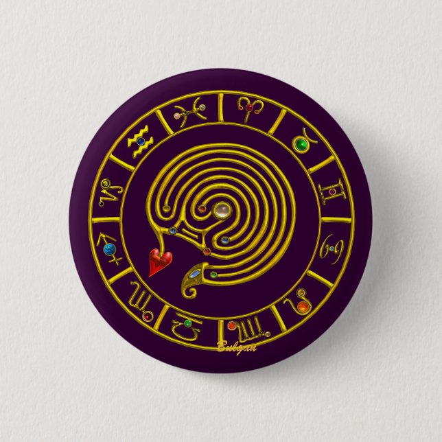 ASTRAL HYPER LABIRINTH BUTTON (Front)
