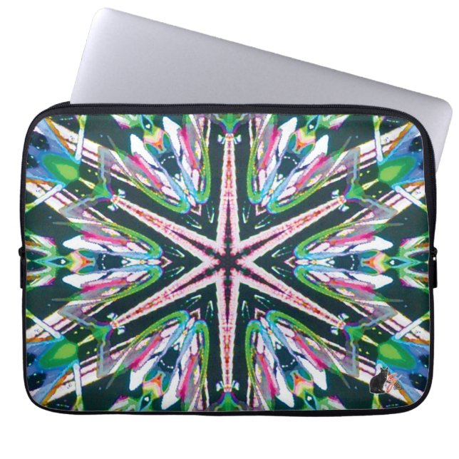 Astral Kaleidoscope Laptop Sleeve (Front)