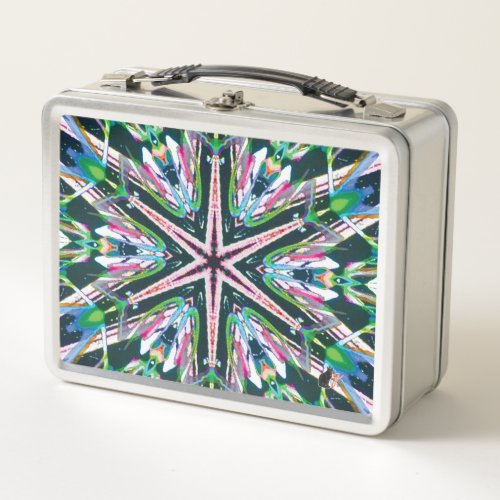 Astral Kaleidoscope Metal Lunchbox