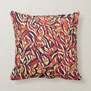 Astral square fire pillow