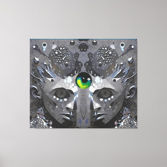 Astral Stonewalling - Ken Gage Art Canvas Print (Front)