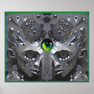 Astral Stonewalling - Ken Gage Art Poster