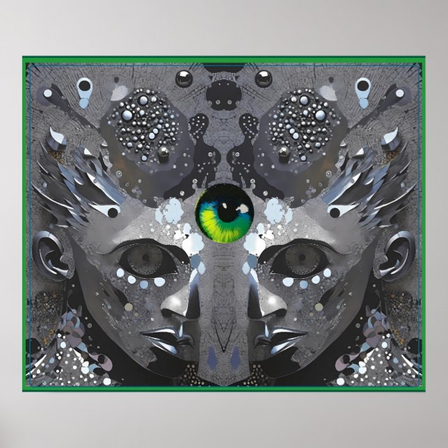 Astral Stonewalling - Ken Gage Art Poster (Front)