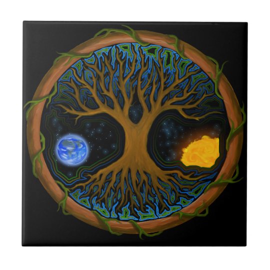 Astral Tree of Life Ceramic Tile | Zazzle.com