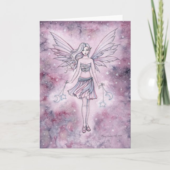 Astralina Fairy Illustration by Molly Harrison Card (Front)