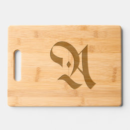 ASTRID -A- blurred lights Engraved Cutting Board