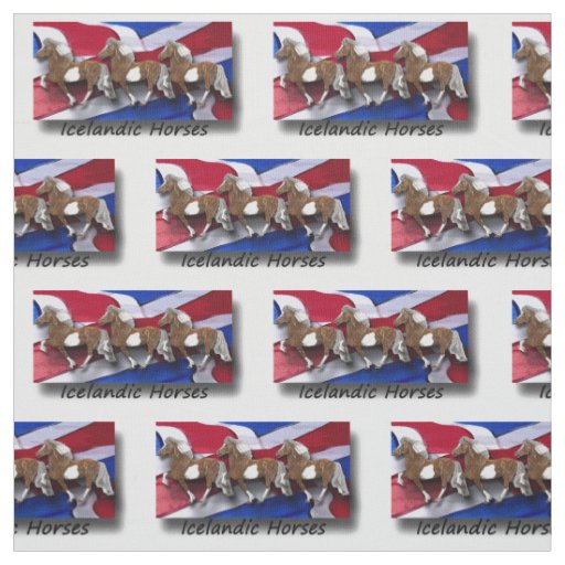 Astrid and Icelandic Flag Fabric