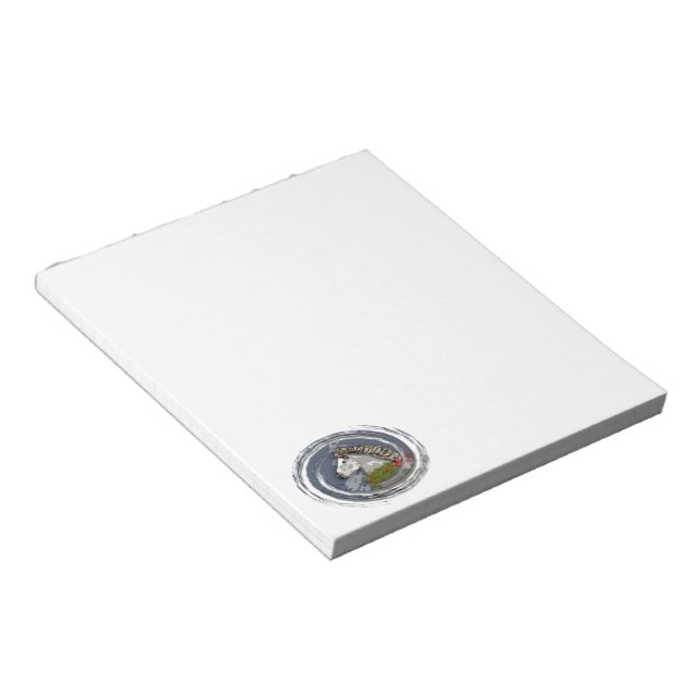 Astrid Icelandic Horse for the Holidays Notepad (Angled)