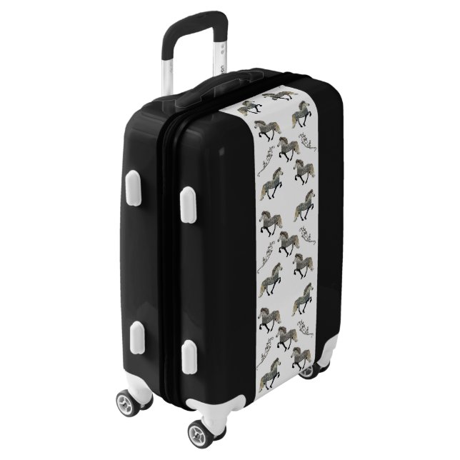 Astrid Icelandic Horse Luggage (Rotated Left)