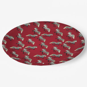 Astrid in Red Paper Plates