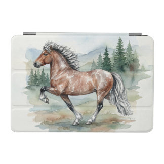 Astrid Tolting Icelandic Horse watercolor iPad Mini Cover