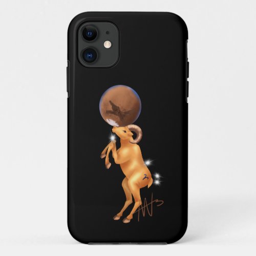 Astro Aries Mars Zodiac iPhone 11 Case