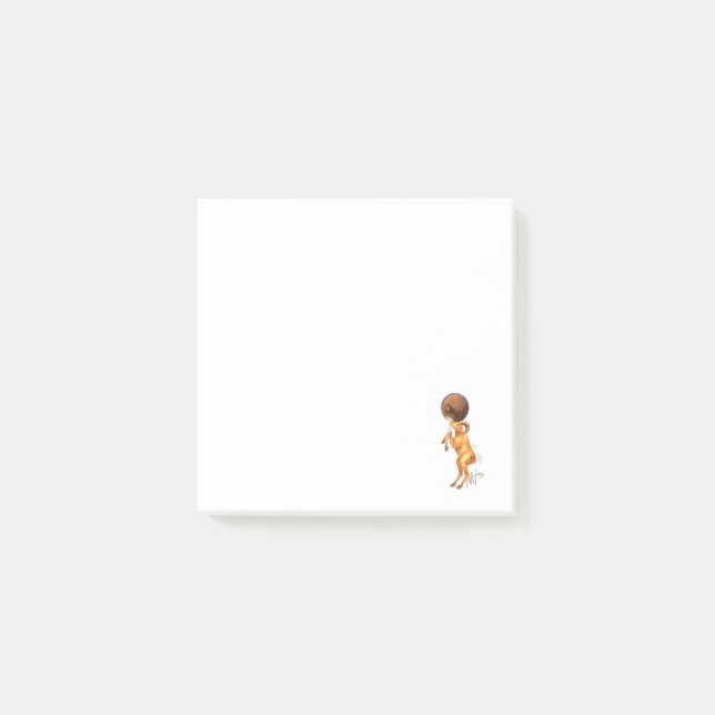 Astro Aries Mars Zodiac Post-it Notes (Front)