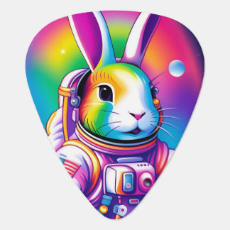 Astro-Bunny Guitar Pick