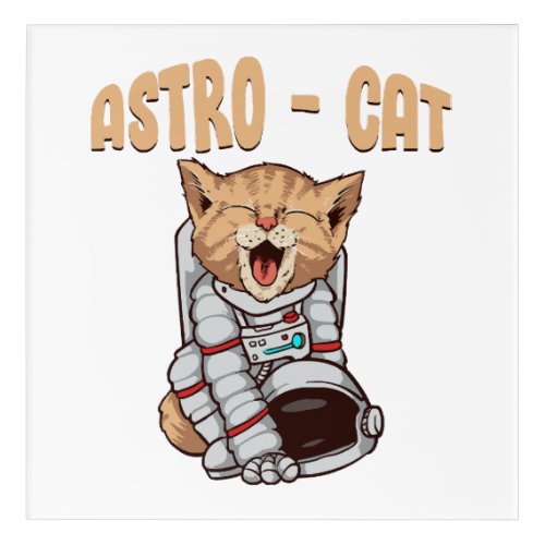 Astro Cat Acrylic Print